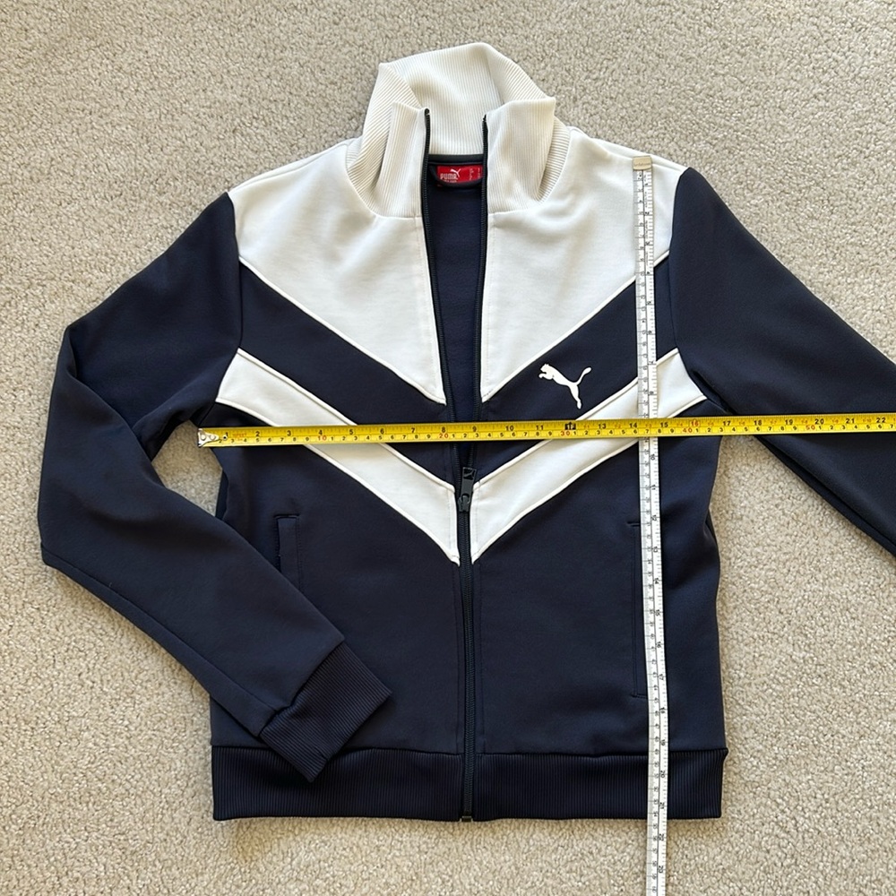 PUMA Women’s Navy Track Jacket Sz S - Picture 8 of 14